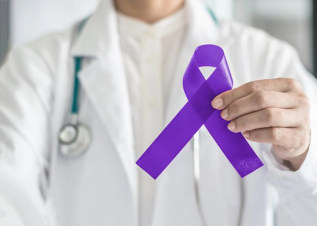 image depicting a Testicular Cancer ribbon